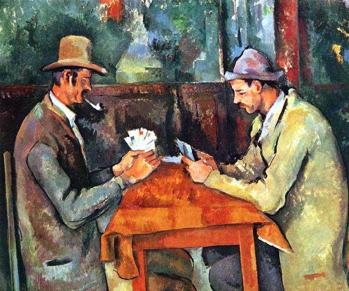 Paul Cezanne The Cardplayers Sweden oil painting art